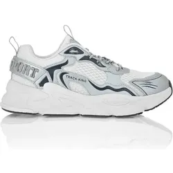 PLEIN SPORT Low-Top-Sneaker, Größe 45 in Weiß 0170