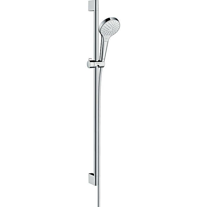 hansgrohe Croma Select S Vario Brauseset 26572400 weiss-chrom, 90 cm Brausestange Unica Croma