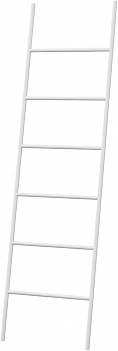 Wit Handdoekrek Staand Deken Ladder 50 x 170 cm