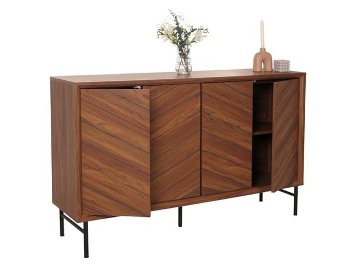 Mendler Sideboard HWC-M50 94x151x40cm - braun