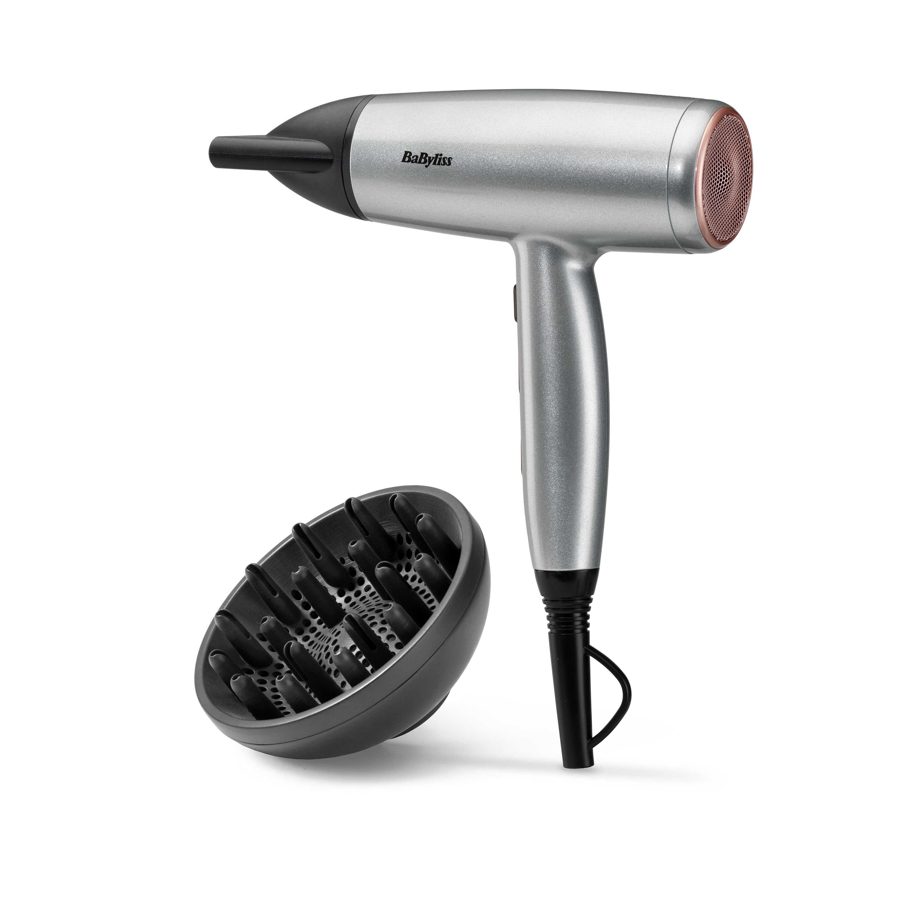 BaByliss D580DE Cosmos Haartrockner 2100 W (Satinierter Stahl)