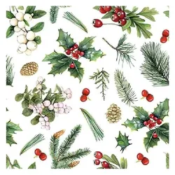 Ambiente, Servietten, Serviette "Winter" 33 x 33 cm 20er Packung (20 Stk., 33 x 33 cm)