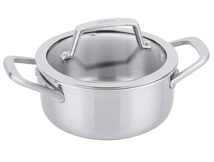Ninja C90216DE EverClad Suppentopf 16cm Edelstahl