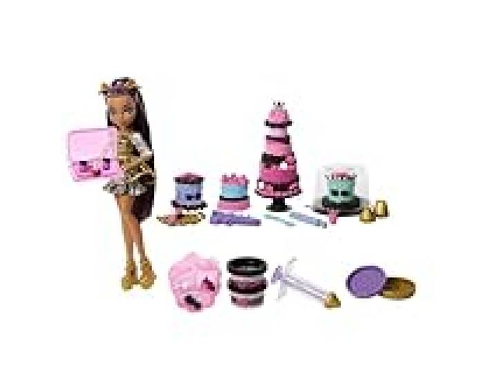 Monster High Kit Gâteau Anniversaire Scary Sweet avec poupée Clawdeen Wolf
