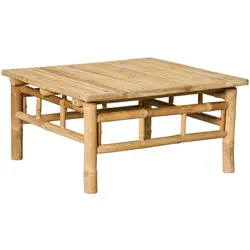 IB Laursen Loungetisch aus Bambus, 70 x 70 x 36 cm