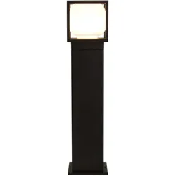 Außenleuchte Stehleuchte Standlampe Gartenleuchte Alu schwarz LED klar H 65 cm