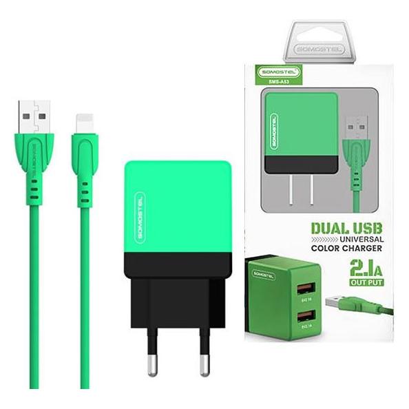 Somostel SMS-A53 Ladegerät 2x USB-A 2,1 A (28231) (2 Ports) (28231)