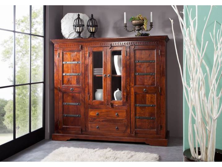 Buffet 160x50 Acacia laqué Nougat OXFORD #418