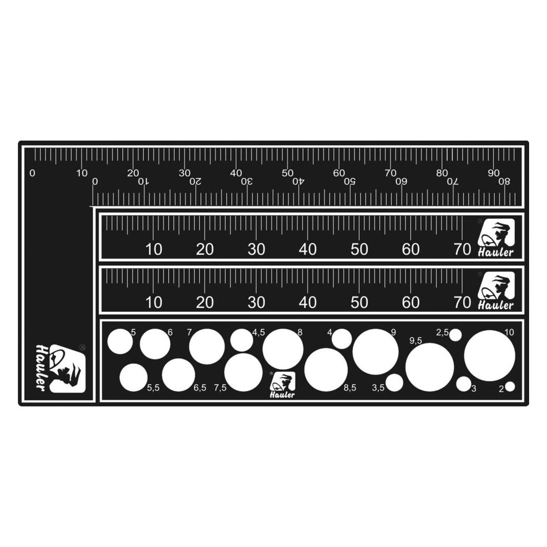 Brengun try square, rule and circle template (HQT006)