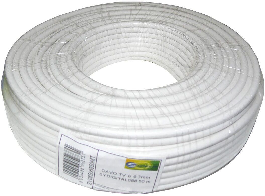Tecnomat CAVO ANTENNA TV / SAT Ø 6,8 mm 50 m