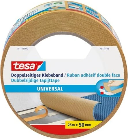Tesa Verlegeband Universal 56172-00003-11 25mx50mm doppelseitig