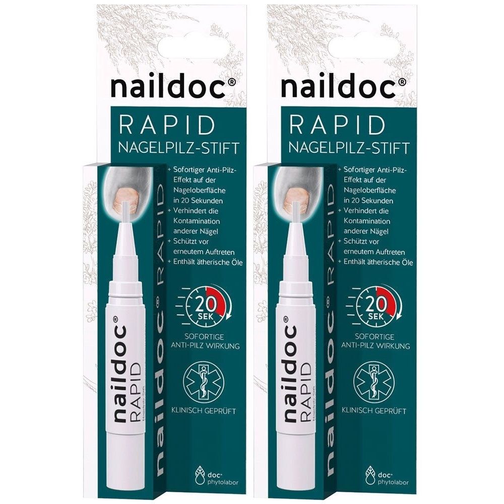 Naildoc Rapid Nagelpilz-Stift 2x 2x4 ml Stifte
