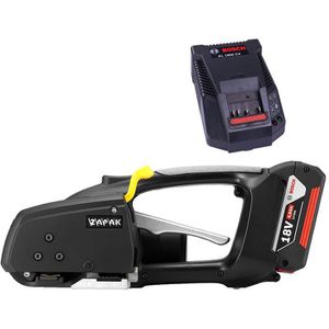 Linder Umreifungsgerät LS-ZP93.AKK.LAD, elektrisch, 18V / 5,0Ah, mit Akku, für Umreifungsband bis 16mm