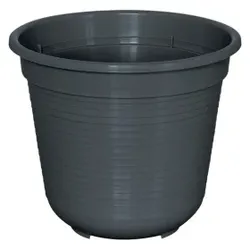 Blumentopf Standard    Kunstst. anthrazit 36cm