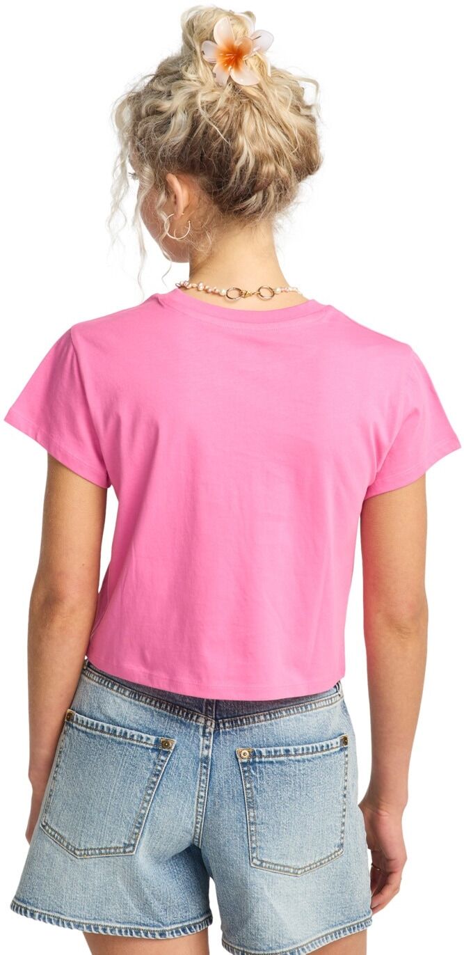 T-Shirt BILLABONG "Holiday Soon", Damen, Gr. M, guava, Obermaterial: 100% Baumwolle., Shirts T-Shirt guava M