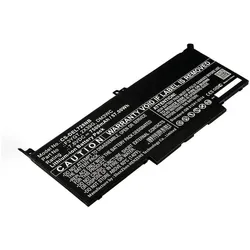 AGI Akku kompatibel mit Dell Latitude 14 7480 - Akku - 7.500 mAh (7500 mAh), Notebook Akku, Schwarz
