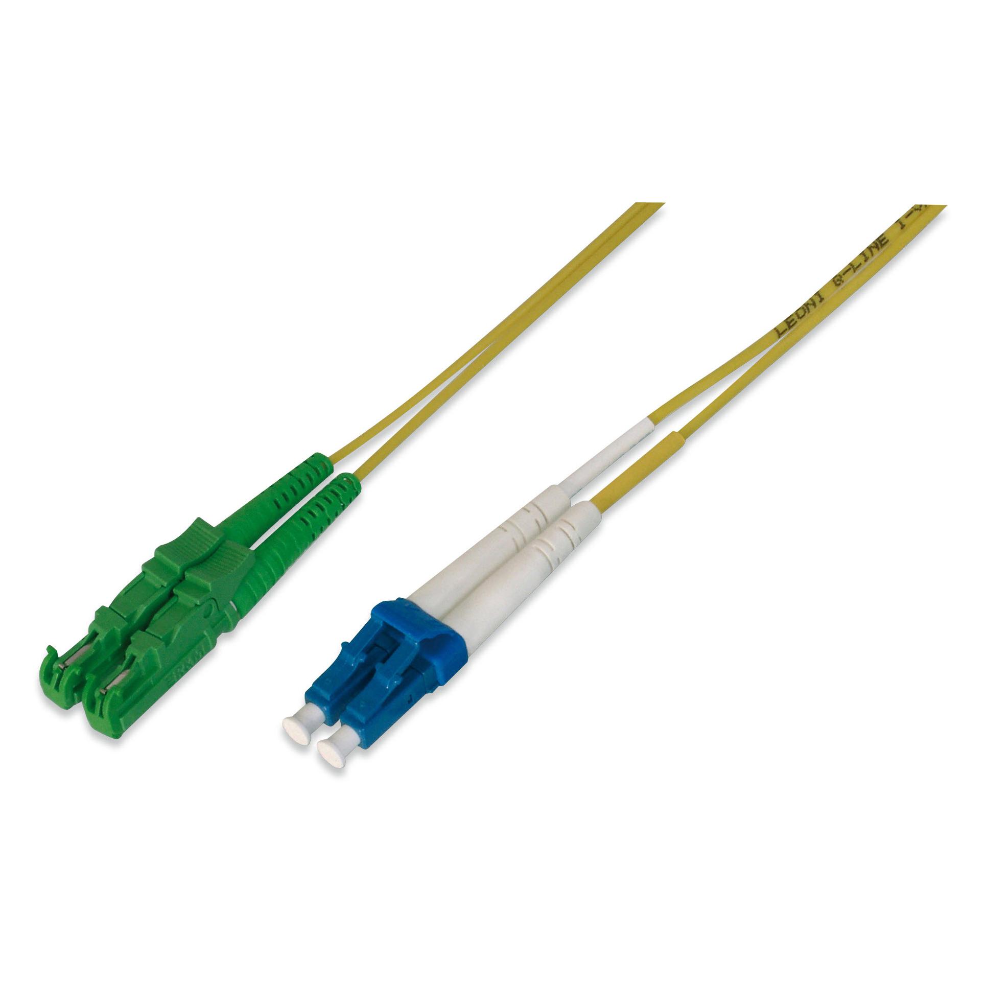 Digitus ASSMANN LWL Patchkabel E2000 (APC) auf LC (PC) Singlemode 09/125 Duplex Länge 5 m (5 m) (AL-9E2000LC-05I)