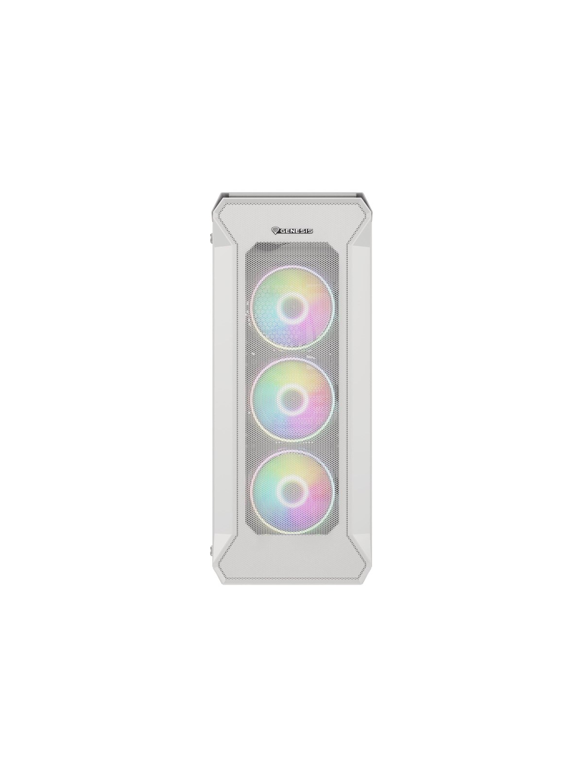 Natec Genesis Irid 505 V2 aRGB - Gehäuse - Tower - Weiß