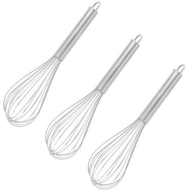 YBM HOME Stainless Steel French Whisk, for Blending, Beating, Stirring, Dishwasher Safe