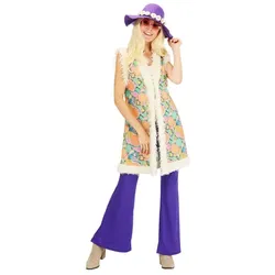Kostüm "Hippie" für Damen, violett-color