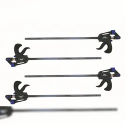 Vago-Tools 4x Schnellspannzwinge 600 mm Einhandzwinge