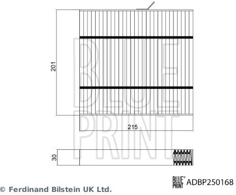 Blue Print Filter, Innenraumluft Adbp250168 Für Geely