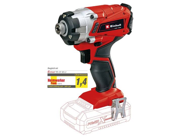 Einhell Power X-Change Akku-Schlagschrauber TE-CI 18/1 Li-Solo