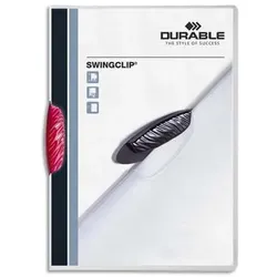 Durable 2260 35 Klemm-Mappe SWINGCLIP® - 30 Blatt, purpur rot