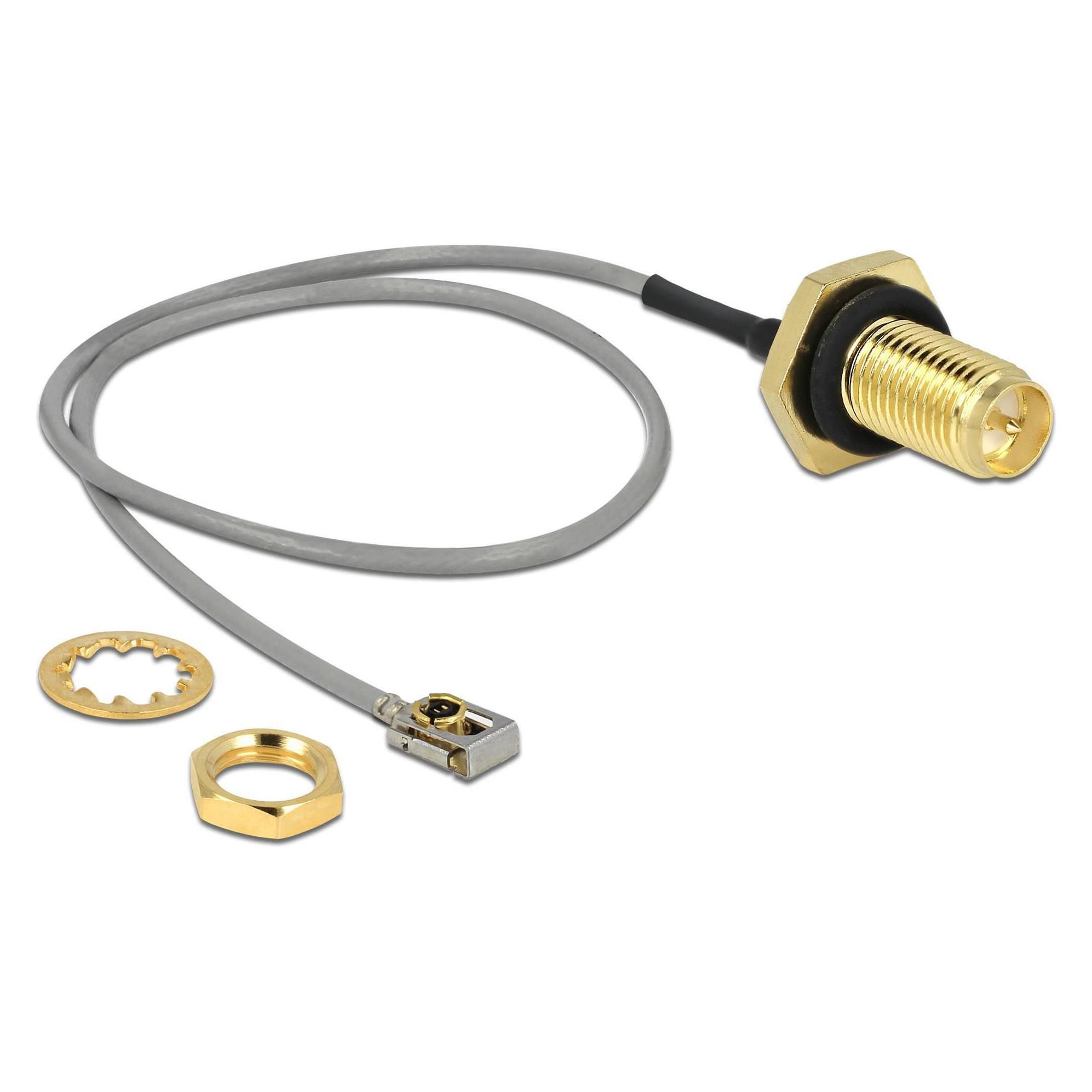Delock RP-SMA-Bu - MHF(I-Pex)LK Kabel (Antennenkabel) (89928)
