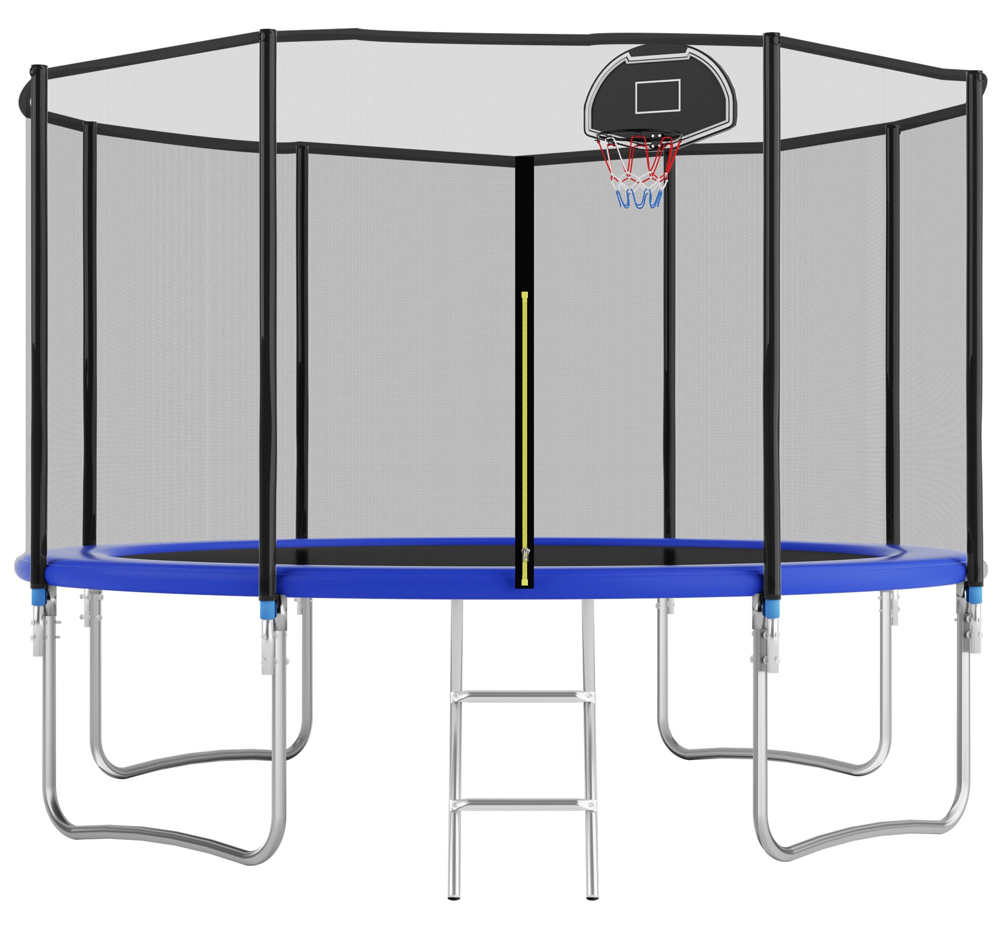 Trampolin Outdoor 366 cm, Mit verstärkten Beintraversen, Stabil, Robust und Belastbar, Einteilige Konstruktion für Kinder und Erwachsene