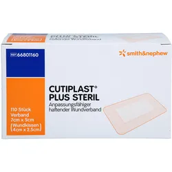 Cutiplast Plus Steril 5x7 cm Verband 110 ST
