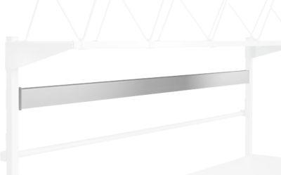 ESD-Halteschiene für Sichtlagerkästen Treston BP 150, für Treston Arbeitstisch mit B 1500 mm, Aluminium