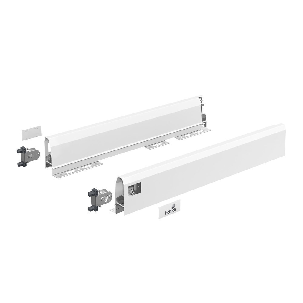 Hettich Möbel-Schubkastenzarge ArciTech Flexible Sets, Nennl. 270mm, Anschlagss. L/R, doppelwandig,Zargenh. 94mm 9149261