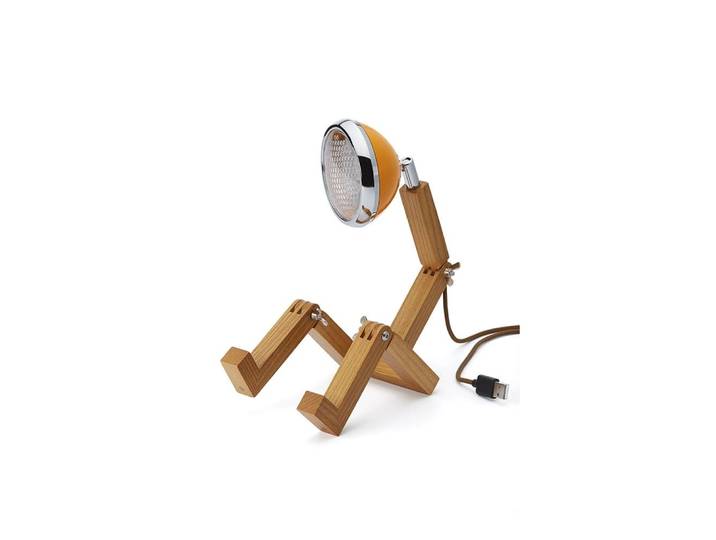 Lampe de table mini mr. Wattson en pvc orange mc laren