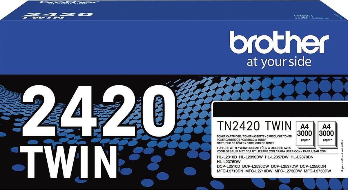 Brother TN2420TWIN originele tonerkarton dubbele verpakking