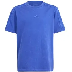 ADIDAS Kinder Shirt ALL SZN Washed Kids, Größe 128 in Blau Blau