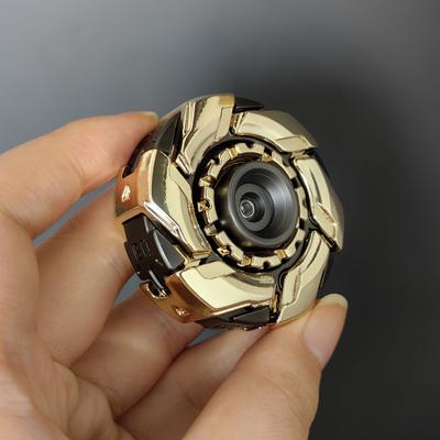 Discount Dollar Deals Magnetic Fidget Spinner Armor Stress Relief Toy For Adults, Metal Spinning Top For Focus Relaxation gold