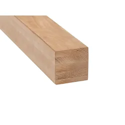 Thermoespe Kanteln, 60x60 mm, ideal für den Saunabau, mehrfach verleimt, gehobelt