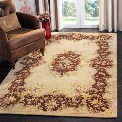 SAFAVIEH Handmade Bergama Achsah Oriental Hand-spun Wool Rug