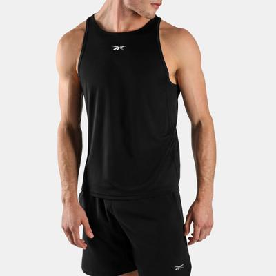 Lauftop REEBOK "ID RUN TANK", Herren, Gr. M, schwarz, Obermaterial: 100% Polyester, Tops, aus Polyester