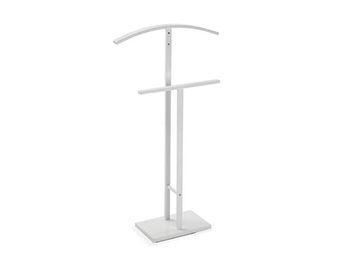 Versa Lund Valet de Nuit Multifonctionnel avec 2 Perchoirs Penderie pour Vêtements Homme ou Femme Valet de Chambre\, Dimensions (H x l x L) 100 x 20 x 52 cm\, Acier\, Couleur: Blanc