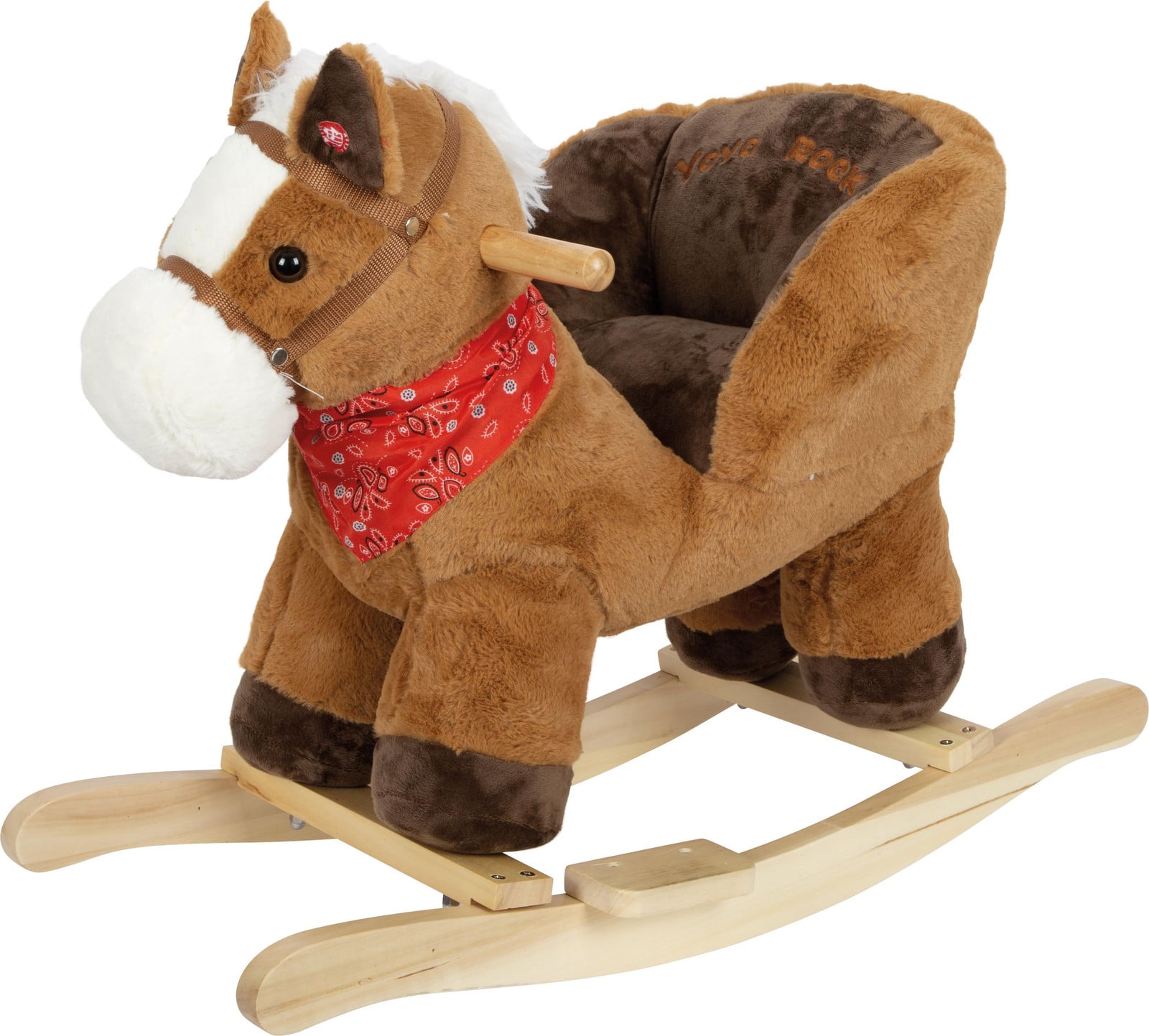 Small Foot Schommelpaard met zadel en geluid