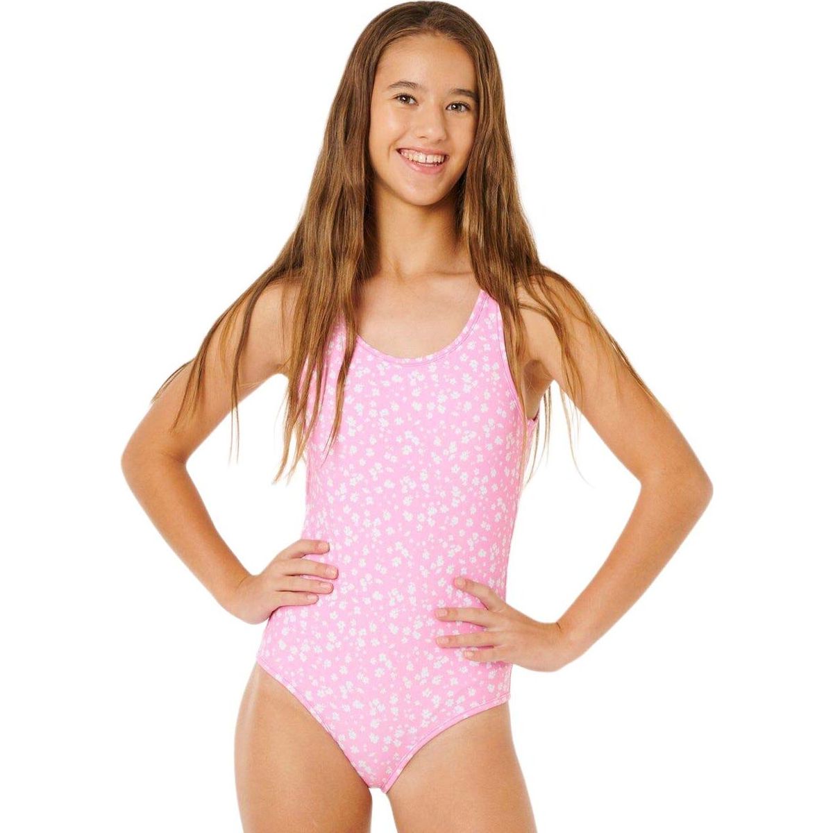 RipCurl Sunshine Revo 1 Piece-girl begonia pink (4525) 14 03EGSW-4525-14