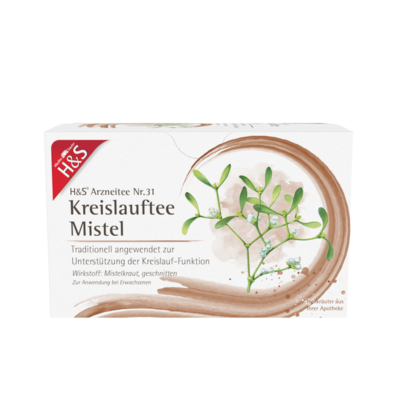 H&S Tee - Gesellschaft mbH & Co. H&S Kreislauftee Mistel Filterbeutel 20X2.0 g 00515922