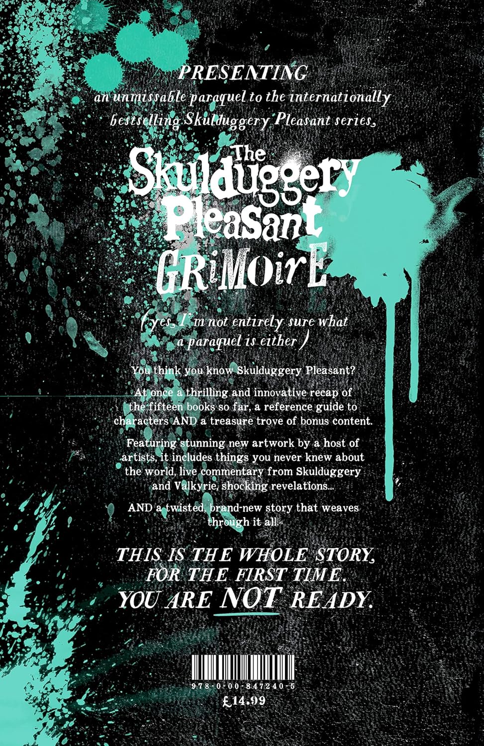 HarperCollins Children's Books The Skulduggery Pleasant Grimoire by Derek Landy - Paperback Companion Guide - Ages 11+ - YA Fantasy Series Reference