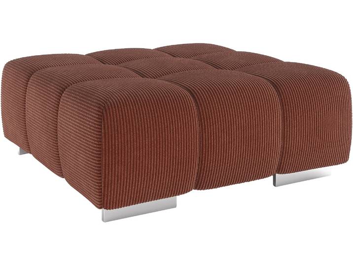 Hocker COTTA Orion , braun (cinnamon), B:103cm H:42cm T:103cm, 100% Polyester, Hocker, Hocker