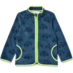 Tchibo - Kinder-Fleecejacke - Baby - Gr. 74/80 - dunkelblau/print