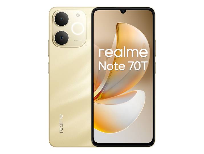 Smartphone Note 70T 128 Go Doré REALME