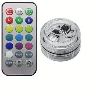 Uplift Essentials Wireless LED Car Interior Ambient Light With Remote Control 1 Lamp 1 Controller