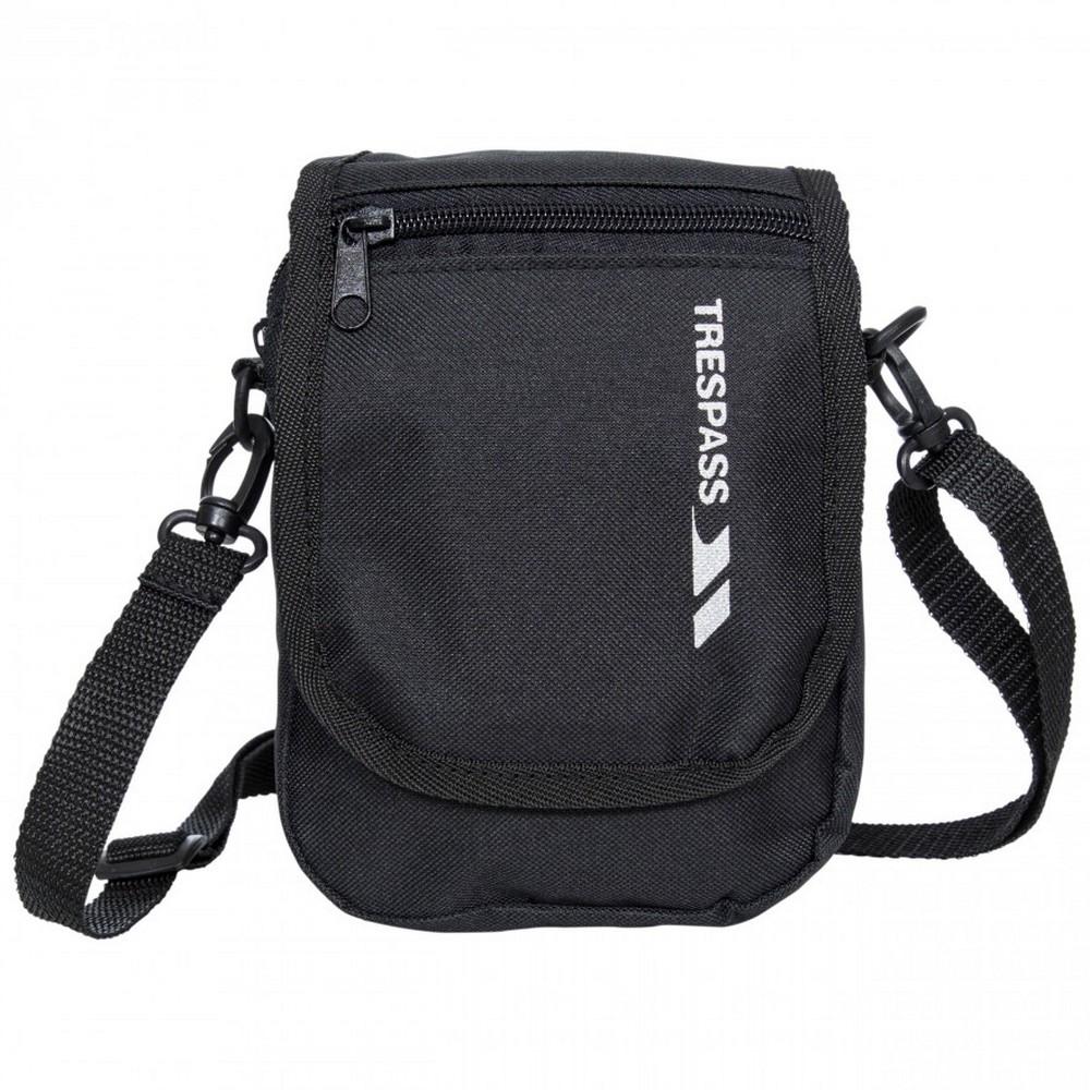 Trespass Helicon Mini Riem Zak (1 Liter) (Zwart)